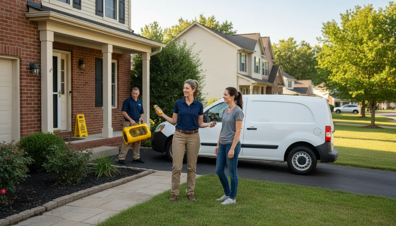 Water restoration image for Water Damage & Restoration Services in Thompson, IA